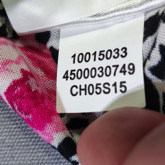 Ariat western shirt women's size M white & black with pink floral design - Picture 7 of 11